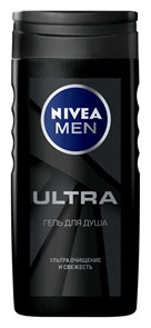 NIVEA MEN Гель для душа ULTRA Очищение и свежесть 250 мл